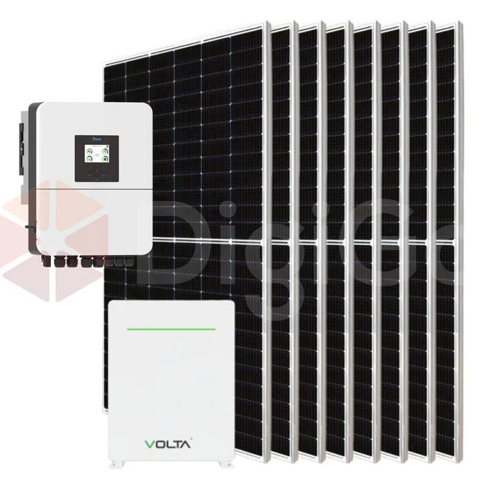 5kW Starter solar package: hybrid inverter, lithium battery and panels