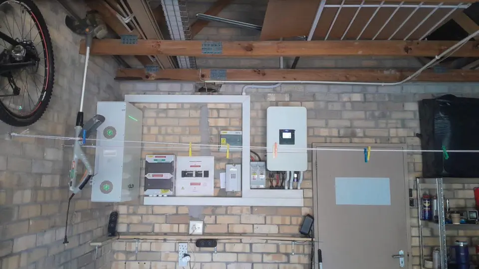 Solar inverter and battery installed on a home in Brackenfell, Cape Town