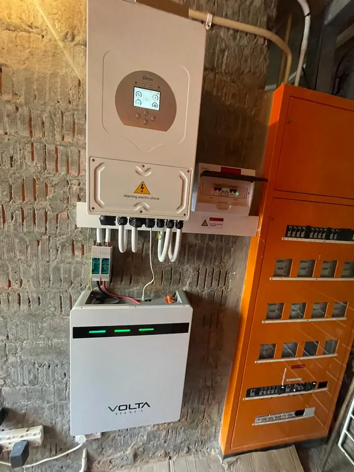 Rooftop solar panel installation, Cape Town
