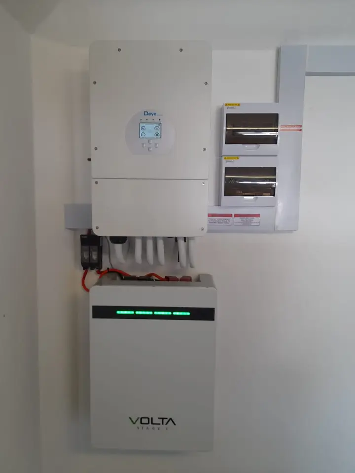 Rooftop solar panel installation, Cape Town