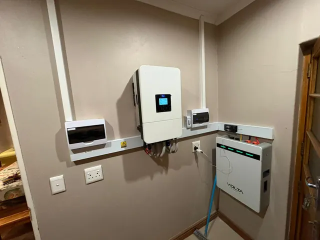 Rooftop solar panel installation on a second home in Durbanville, Cape Town